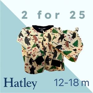 ⬇️🌙 2/25$ 🇨🇦👍*GUC* HATLEY |12m | Baby Sleeper with hat Timber 🌳💕💕